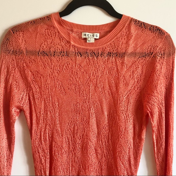REISS  CORAL LONG SLEEVE KNIT SWEATER - Picture 7 of 12